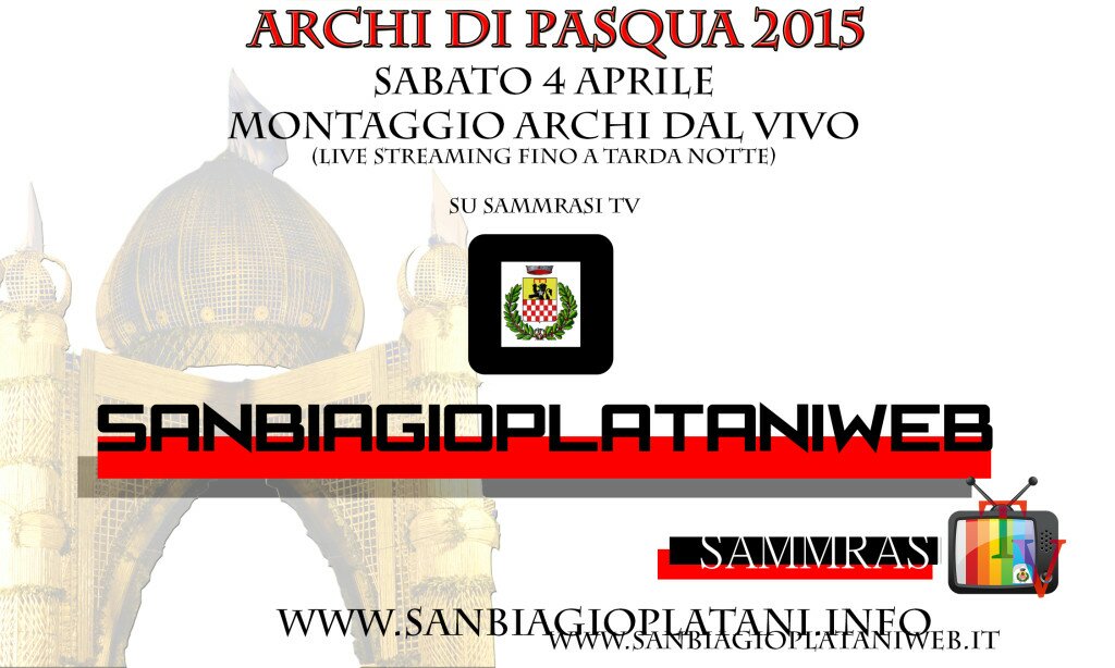 Montaggio Archi di Pasqua 2015: Sabato tutti su Sammrasi TV